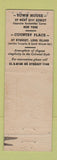 Matchbook Cover - Stockholm Restaurant New York City WEAR