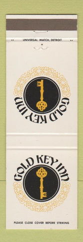 Matchbook Cover - Gold Key Inn Dearborn Detroit Flint Livonia MI