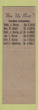 Matchbook Cover - John Burns Insurance Newton Wellesley Knewtonville MA