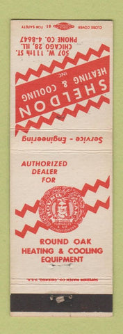 Matchbook Cover - Sheldon Heating Cooling Chicago IL