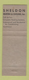 Matchbook Cover - Sheldon Heating Cooling Chicago IL