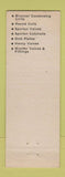 Matchbook Cover - Rapsco Refrigerating Power Seattle Tacoma WA Stockton CA