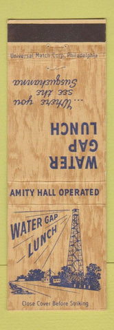 Matchbook Cover - Water Gap Lunch