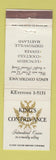 Matchbook Cover - King's Contrivance Simpsonville MD