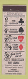Matchbook Cover - Pleet's Deli Lounge Baltimore MD