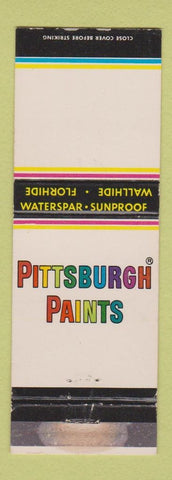 Matchbook Cover - Pittsburgh Paints WEAR