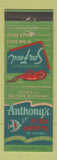 Matchbook Cover - Anthony's Fish Grotto San Diego La Jolla CA