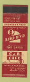 Matchbook Cover - C&B Cafe Mena AR