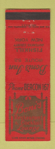 Matchbook Cover - Toni's Restaurant Fishkill NY