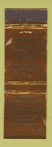 Matchbook Cover - Mergus Restaurant Canton OH WEAR