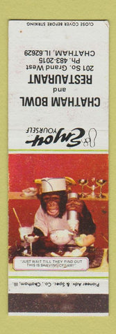 Matchbook Cover - Chatham Bowling IL WEAR