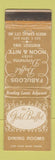 Matchbook Cover - Gold Buffet North Kansas City MO WORN