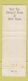 Matchbook Cover - Governor Bradford Restaurant Provincetown MA WEAR