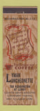 Matchbook Cover - Lyman Luncheonette NO TOWN