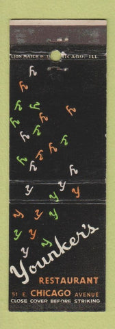 Matchbook Cover - Youker's Restaurant Chicago IL