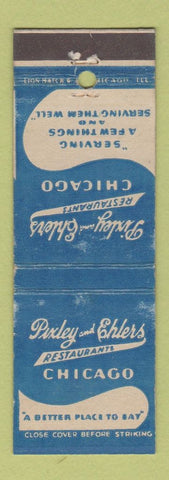 Matchbook Cover - Pixley and Ehlers Chicago IL restaurants WEAR