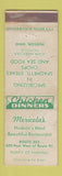 Matchbook Cover - Mericola's Restaurant Hudson OH WEAR