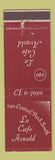 Matchbook Cover - Le Cafe Arnold New York City WORN