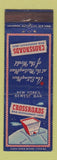 Matchbook Cover - Crossroads Bar Restaurant Cafe New York City