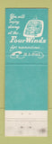 Matchbook Cover - Four Winds Restaurant Fort Worth TX