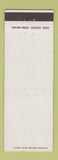 Matchbook Cover - Black and White Color Photography Vernier Press Toledo OH