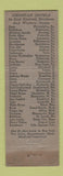 Matchbook Cover - The Lycoming Hotel Williamsport PA
