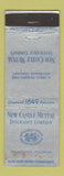 Matchbook Cover - New Castle Mutual Insurance Wilmington DE WEAR