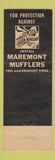 Matchbook Cover - Maremont Mufflers Accurate Clutches Lock McDonald