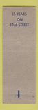 Matchbook Cover - Roy's Tap Room Chicago IL