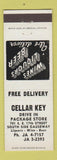 Matchbook Cover - Cellar Key Liquor Store Fort Lauderdale FL