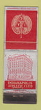 Matchbook Cover - Indianapolis Athletic Club IN WEAR