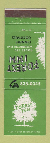 Matchbook Cover - Forest Inn Reisterstown MD