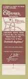 Matchbook Cover - The Explorer Restaurant Rockville MD