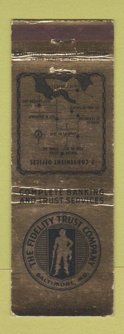 Matchbook Cover - Fidelity Trust Company Baltimore MD WEAR