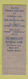 Matchbook Cover - Merchants National Bank Topeka KS