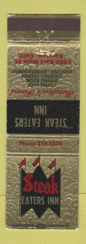 Matchbook Cover - Steak Eaters Inn Barstow CA