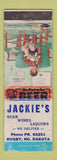 Matchbook Cover - Jackie's Rugby ND WORN