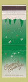 Matchbook Cover - Union Pacific Railroad Christmas