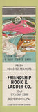 Matchbook Cover - Friendship Hook and Ladder Boyertown PA