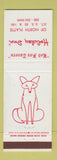 Matchbook Cover - Holiday Inn North Platte NE Red Fox Tavern