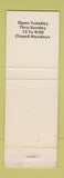 Matchbook Cover - Yokohama Restaurant Gorham NH
