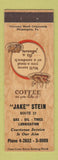 Matchbook Cover - Jake Stein oil gas