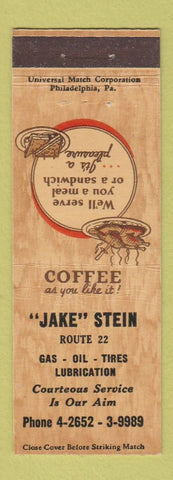 Matchbook Cover - Jake Stein oil gas