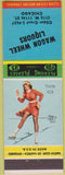 Matchbook Cover - Wagon Sheel Liquor Chicago IL pinup