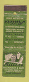 Matchbook Cover - Miller's Restaurant Cafe New York City WORN