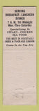 Matchbook Cover - Odie's Keen Korner Cafe Columbus NE WEAR
