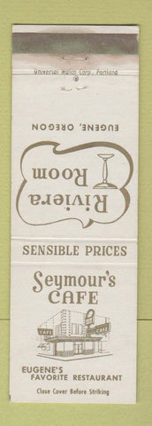 Matchbook Cover - Seymour's Cafe Eugene OR WEAR