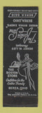 Matchbook Cover - Boston Store Berea OH Boston Store girlie