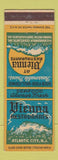 Matchbook Cover - Vienna Restaurants Atlantic City NJ