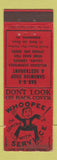 Matchbook Cover - BBQ Sandwich Shop Restaurant Harrisburg PA  WEAR